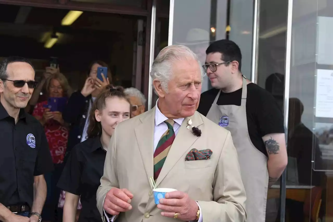 Prince Charles stops off at Brucciani’s for ice cream during Morecambe visit