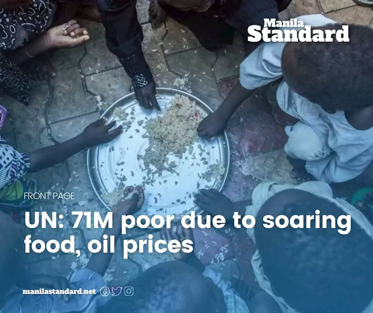 UN: 71M poor due to soaring food, oil prices