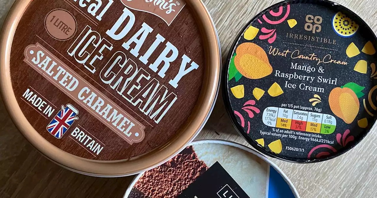 I tried supermarket ice cream and my favourite was too enjoyable