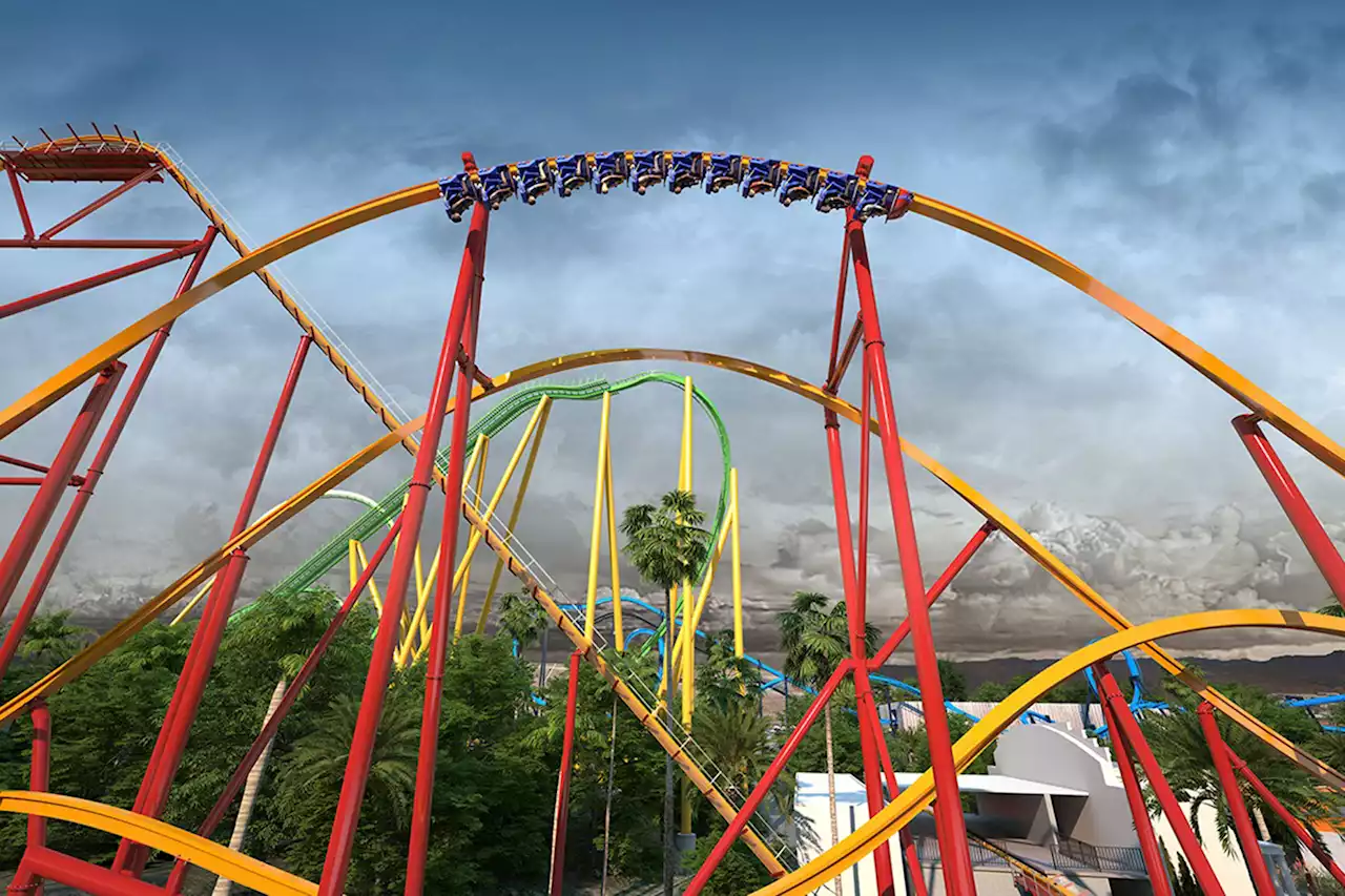 Wonder Woman roller coaster soars with ‘tallest, longest’ ride in the world