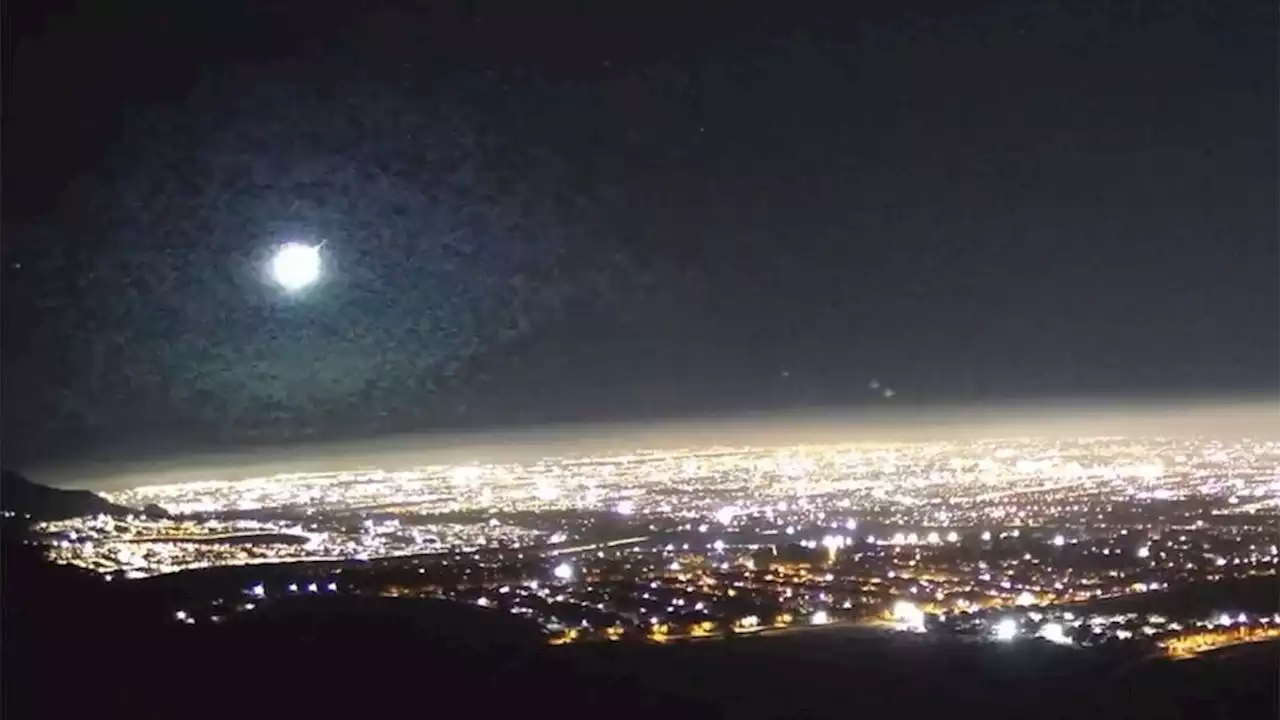 Difunden videos de un espectacular meteoro que iluminó la cordillera de los Andes