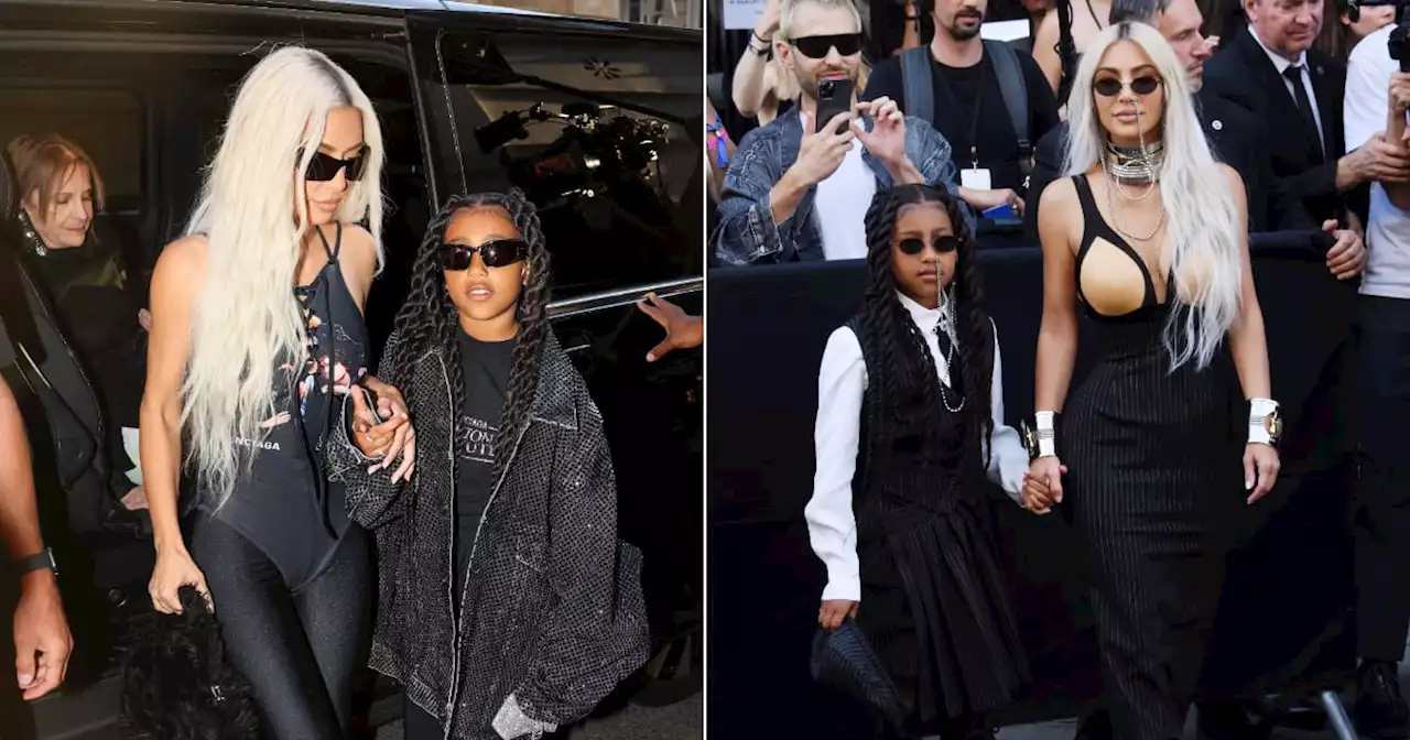 North West Won Paris Couture Week in Nose Rings, Bomber Jackets, and Platform Shoes