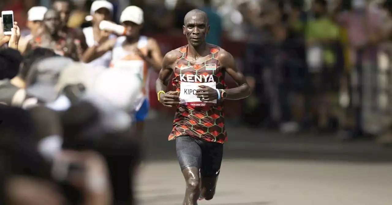 Marathon-Star Kipchoge in Berlin am Start