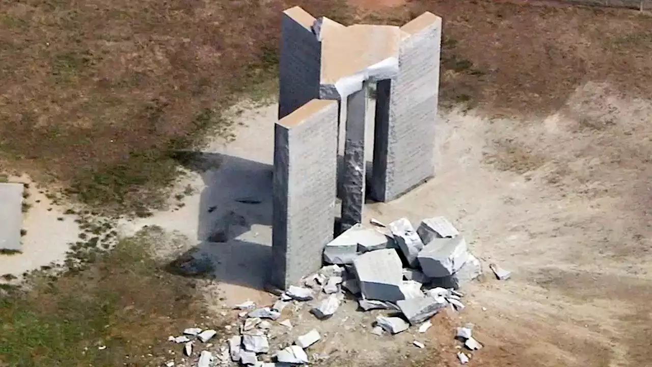 Explosion 'destroys huge portion of America's Stonehenge after device detonates'