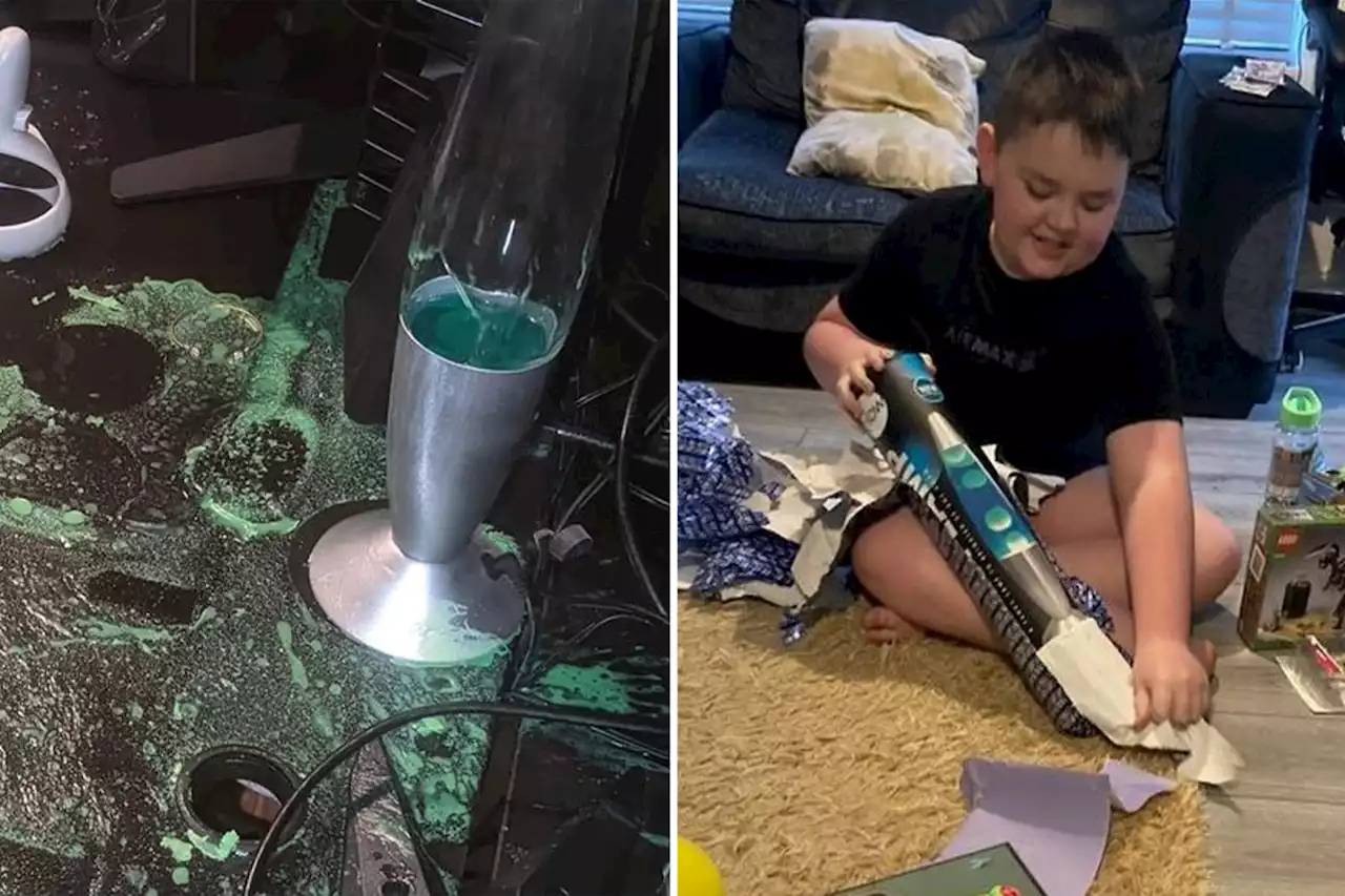 Mum's urgent warning over B&M lava lamp that 'exploded while unplugged' in 11-year-old's bedroom