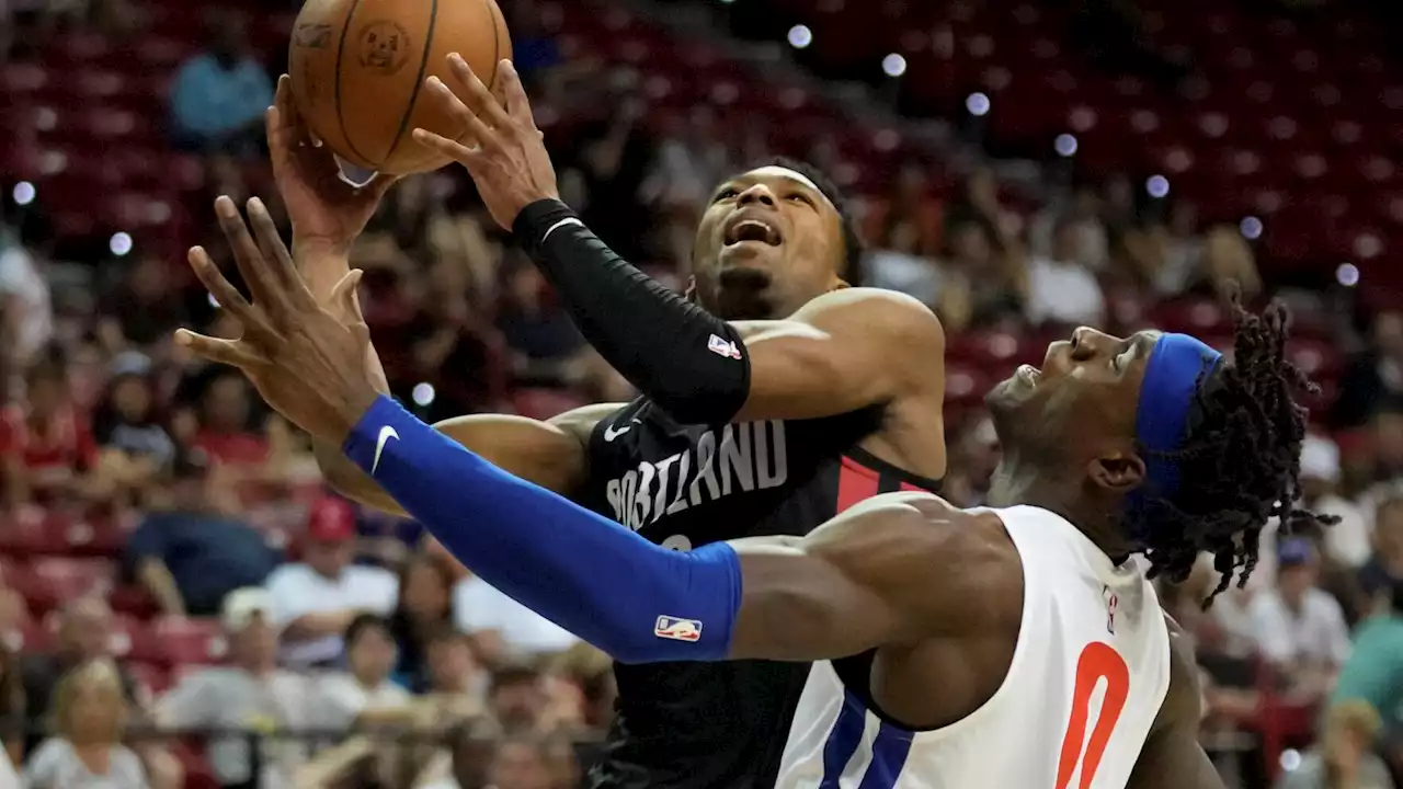 Ex-Wildcat Brandon Williams shines for Portland Trail Blazers in loss to Pistons at NBA Summer League