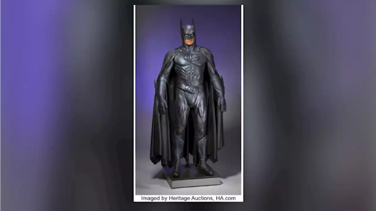 George Clooney’s Batman suit up for auction