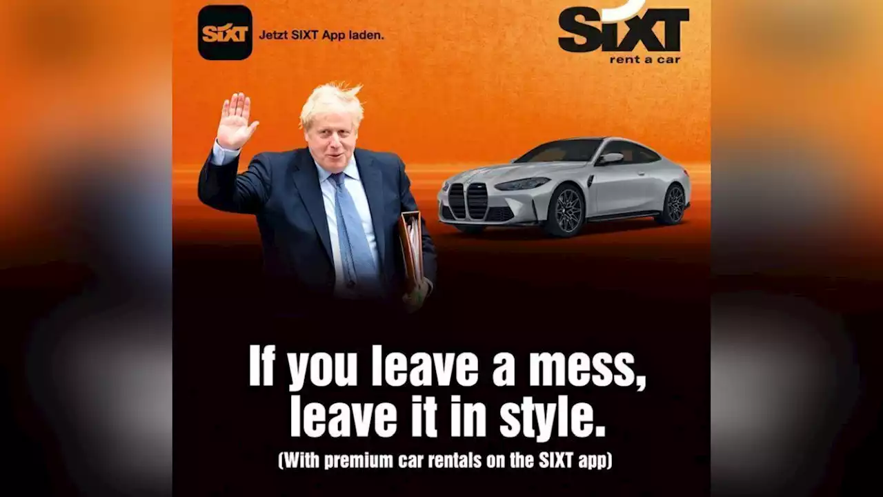 Sixt gibt Boris Johnson einen Rat zum Abschied | Special | Starke Marken | W&V