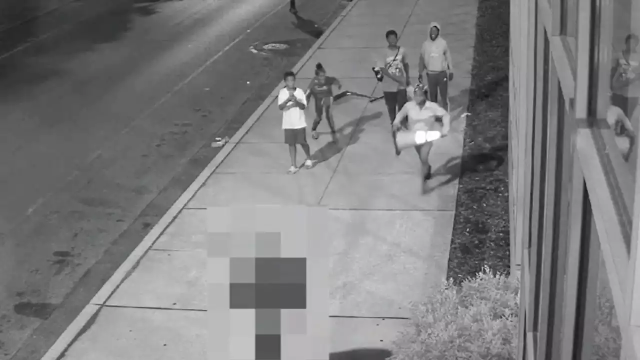 Video shows young suspects using traffic cone to attack 72-year-old man, who later died: police