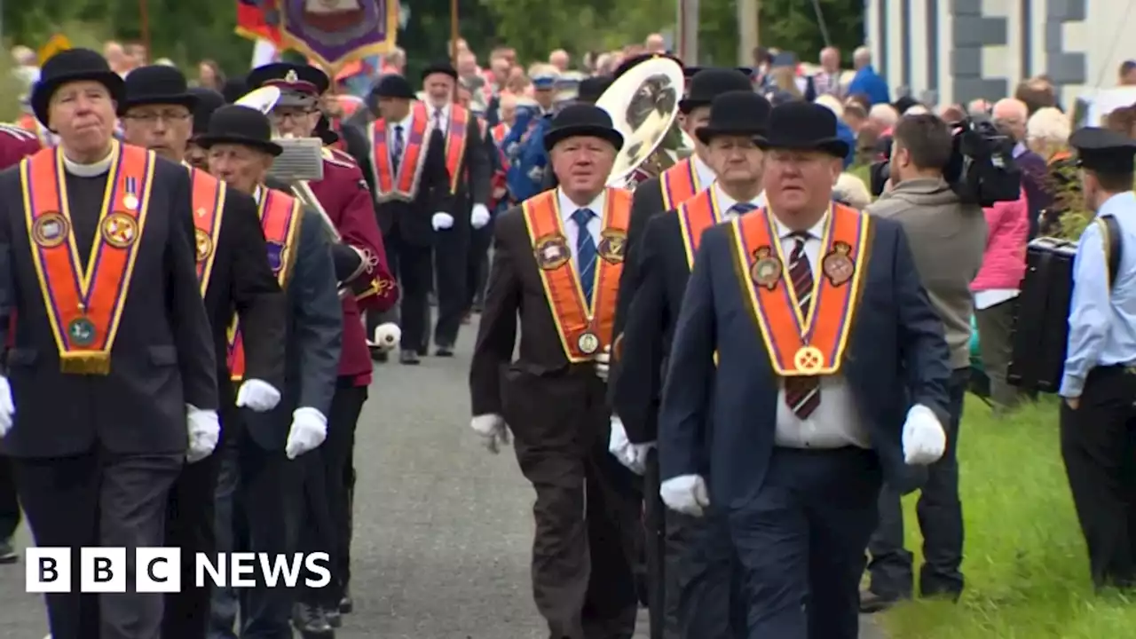 Donegal Orange Order parade takes place in Rossnowlagh