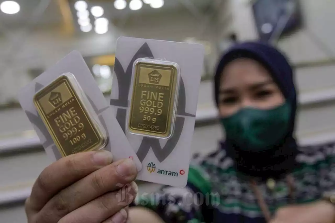 Harga Emas Hari Ini di Pegadaian, Antam Stagnan UBS Turun | Market - Bisnis.com