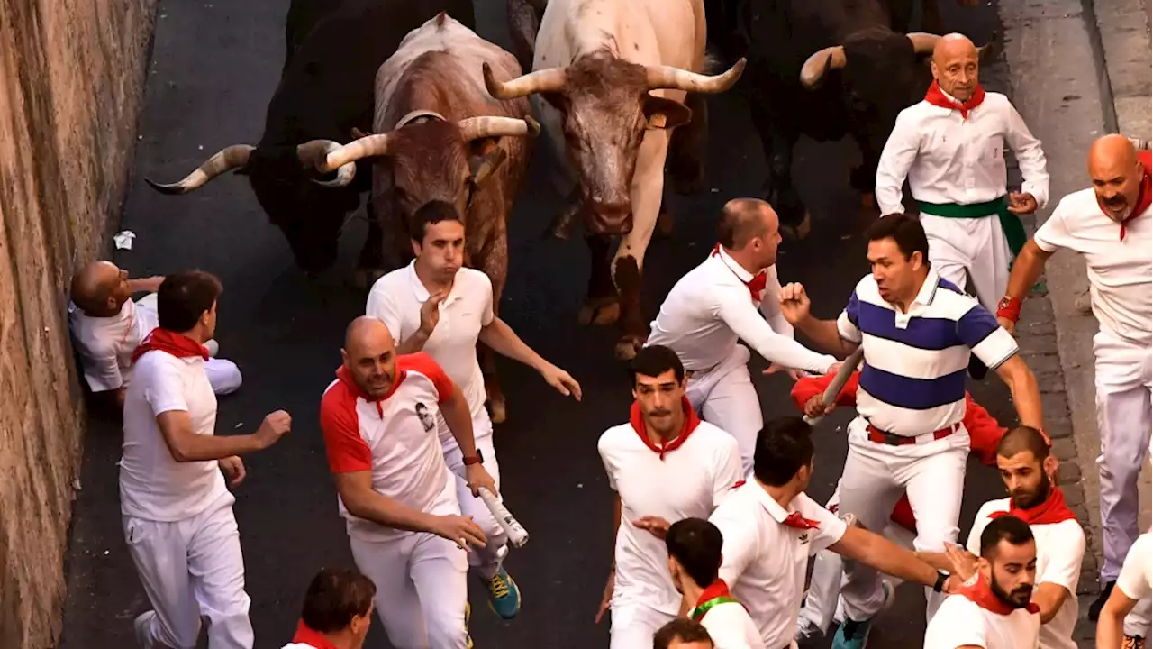 Pamplona says no one gored after all on 3rd day of bull run