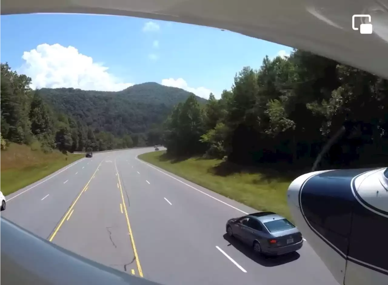 Florida Marine veteran and pilot's emergency landing on North Carolina highway caught on GoPro camera