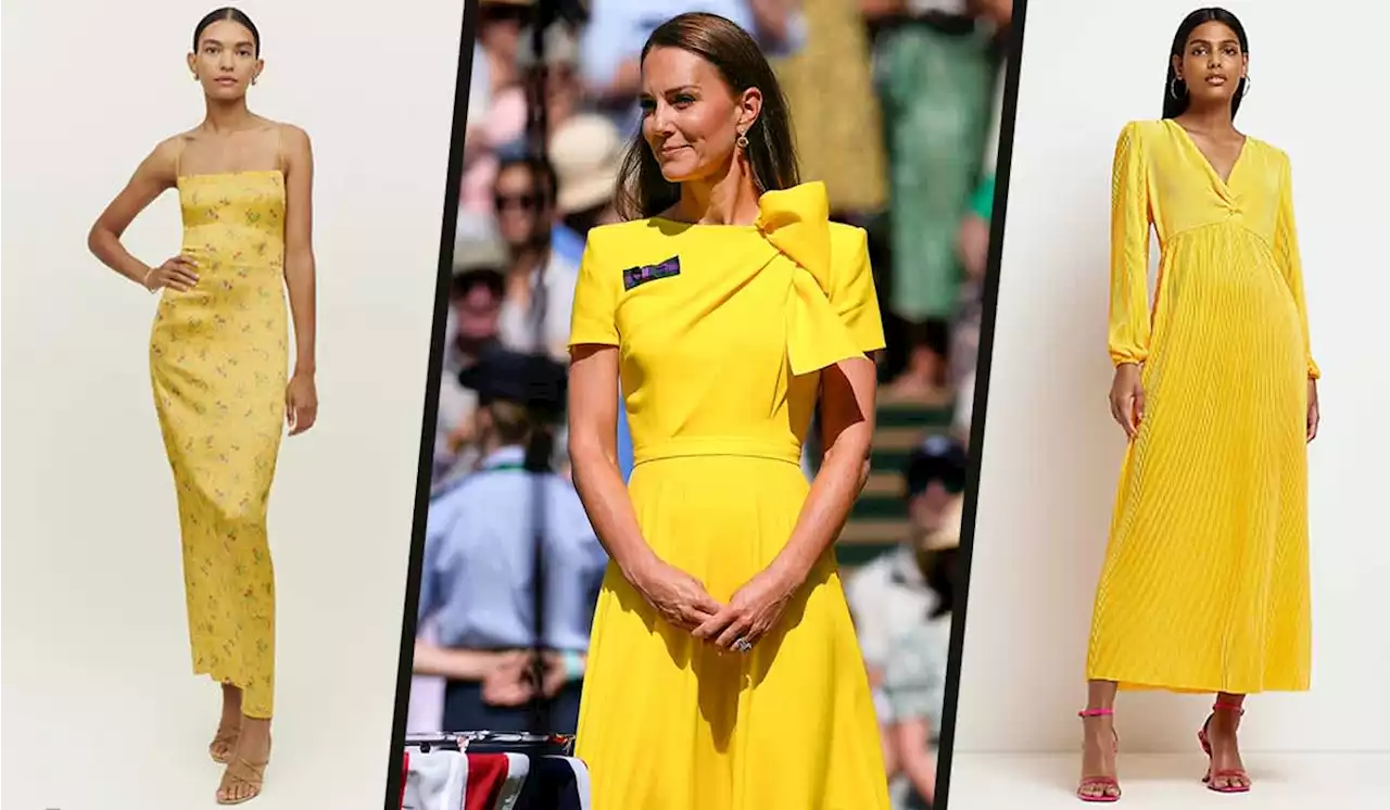 Loved Kate Middleton’s yellow Wimbledon dress? 9 stylish yellow dresses for summer