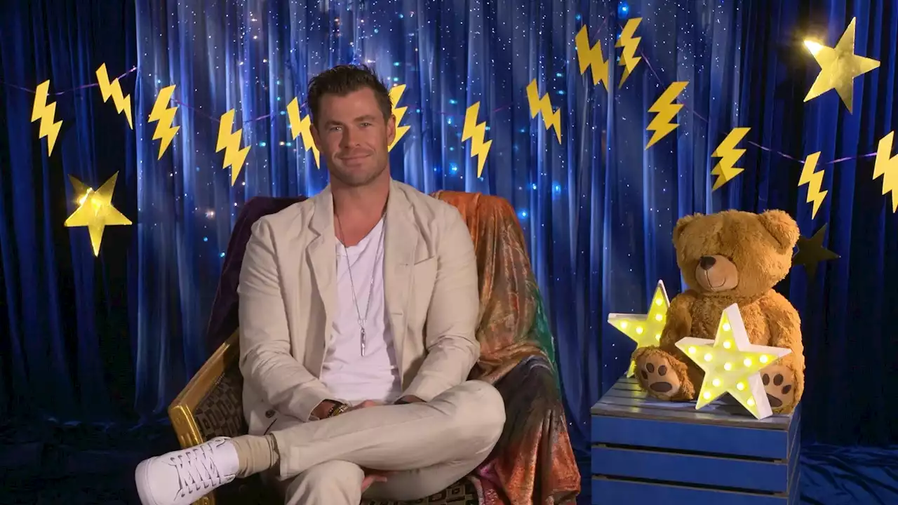 Heartthrob Chris Hemsworth reading CBeebies bedtime story tonight