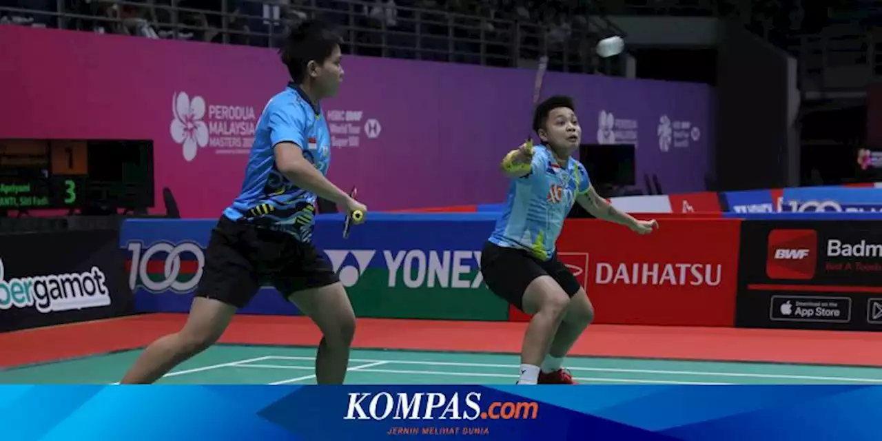 Malaysia Masters 2022, Apri/Fadia Petik Pelajaran dari Kekalahan Vs Pearly/Thinaah