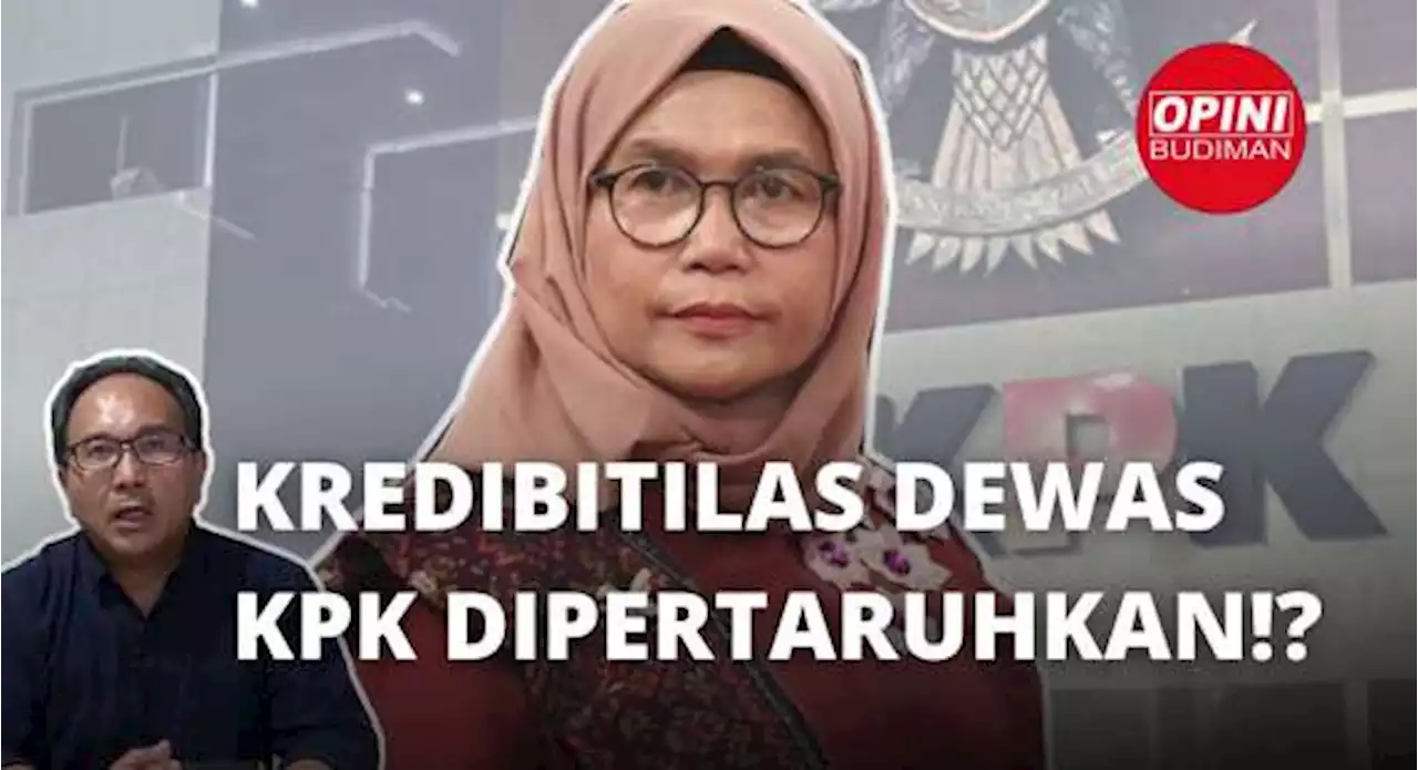 Pertaruhan Citra Baik KPK dan Dewas dalam Kasus Lili Pintauli OPINI BUDIMAN