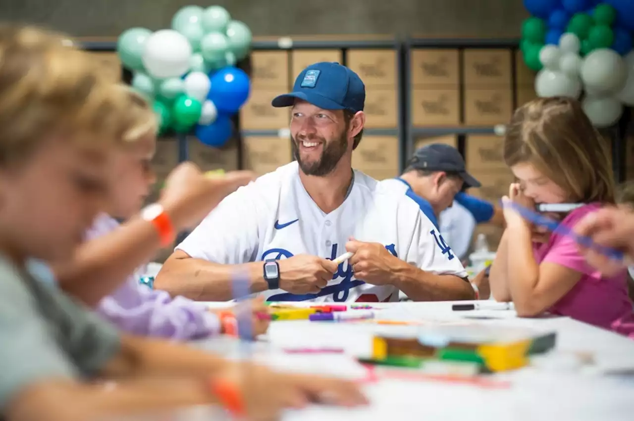 Dodgers pitch in to hand out essential items to low-income people