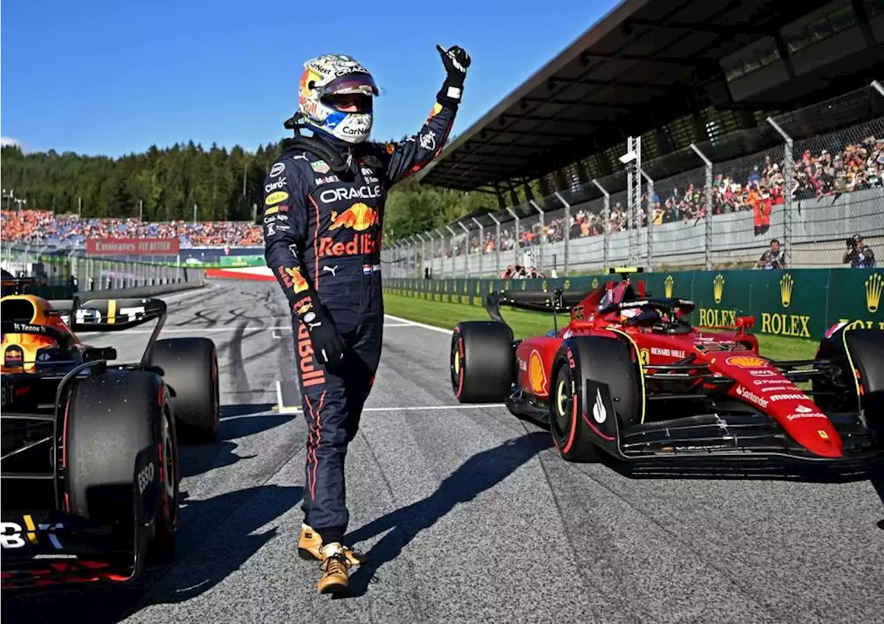Verstappen on pole in Austria as Mercedes crash