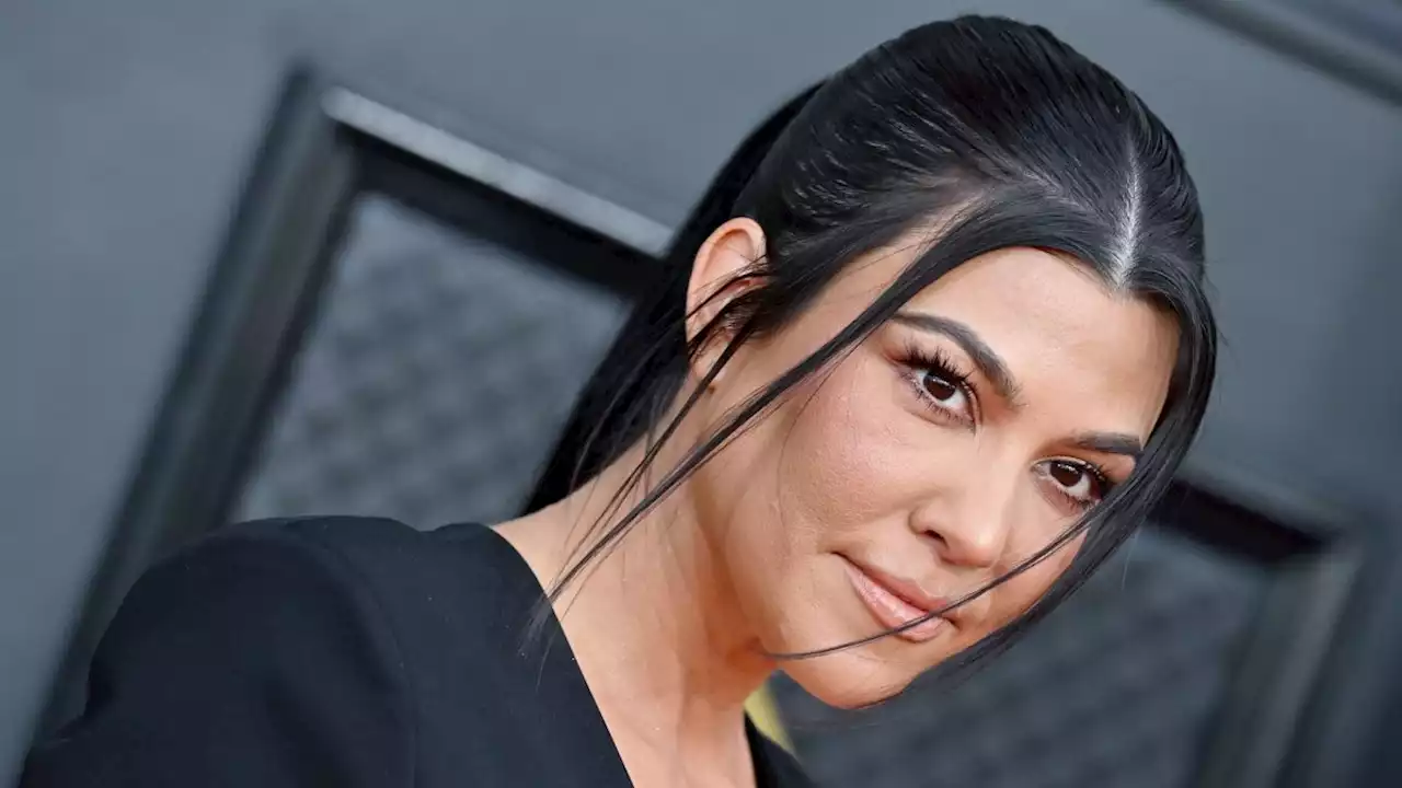 Kourtney Kardashian Dyed Her Hair Purple and Gave Travis a Tattoo