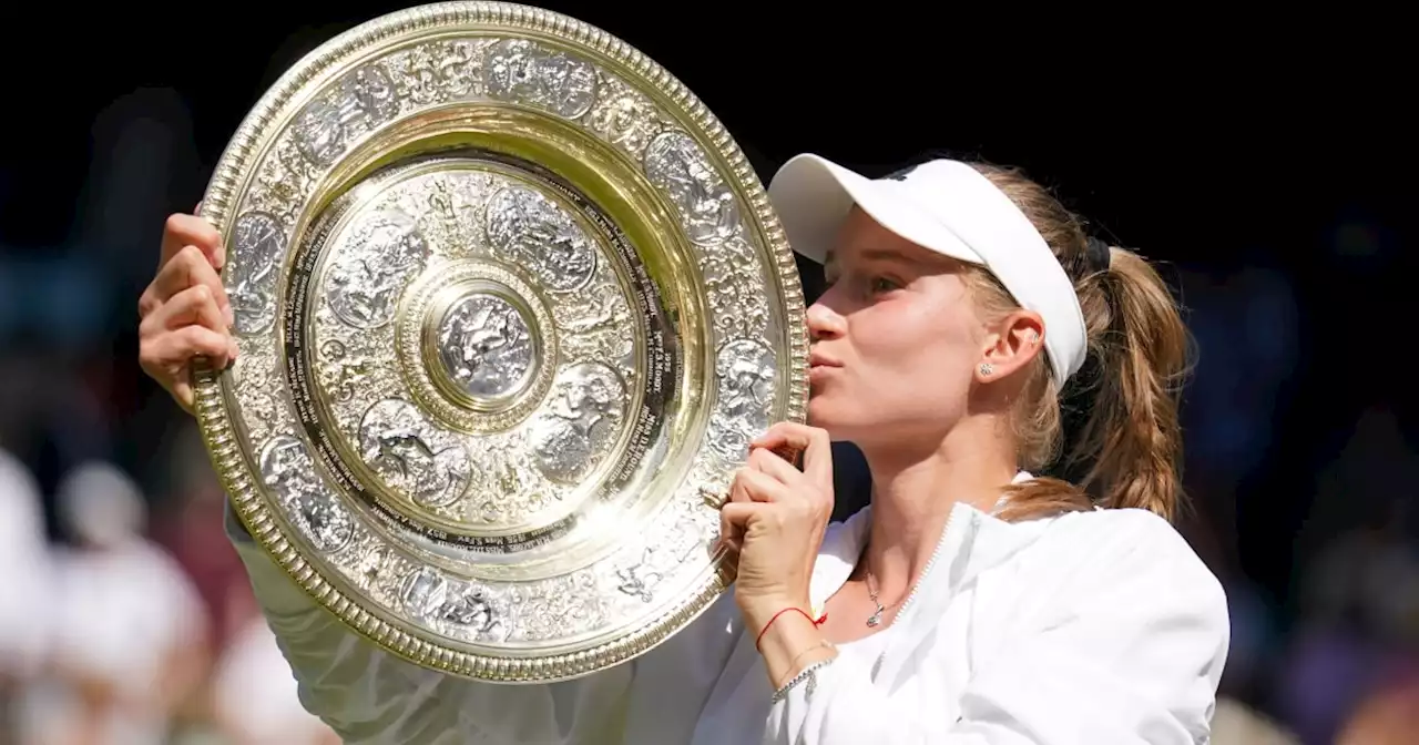 Elena Rybakina wins Wimbledon women’s final for 1st Slam