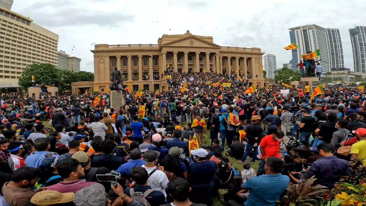 Demonstranten stürmen Präsidentenpalast in Sri Lanka