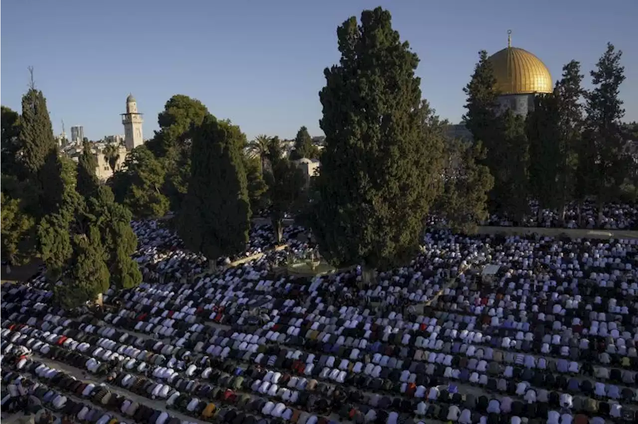 150 Ribu Jamaah Sholat Idul Adha di Masjid Al Aqsa |Republika Online