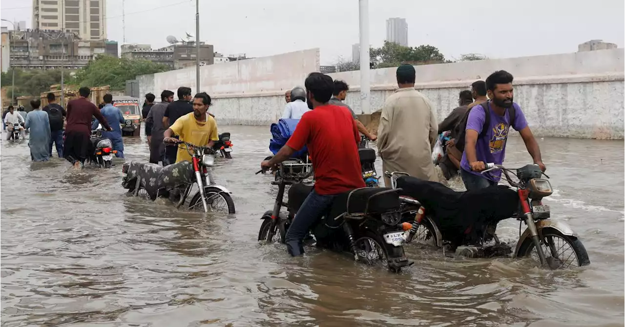 Flooding in Pakistan kills dozens as heavy monsoon rains lash the country