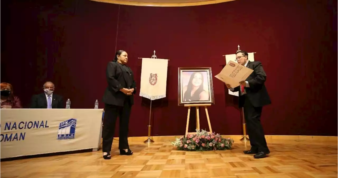 IPN entrega Título Post Mórtem a María de Jesús “Marichuy”, víctima de feminicidio
