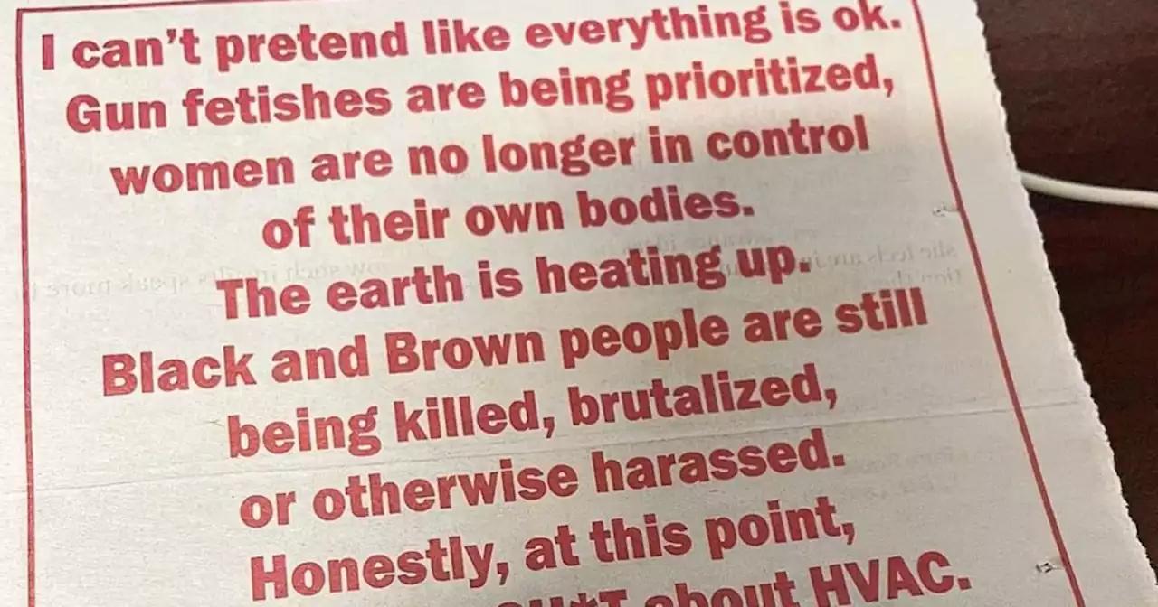 Man behind brutally honest HVAC ad shares why he ‘can’t pretend’ everything is OK