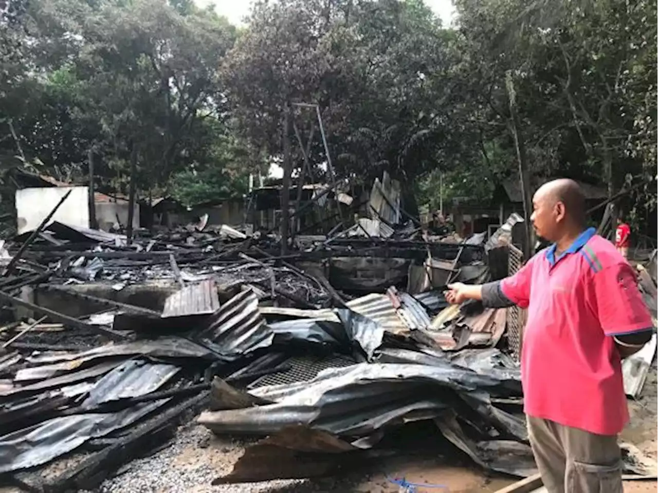 Rumah terbakar menjelang Hari Raya Aidiladha