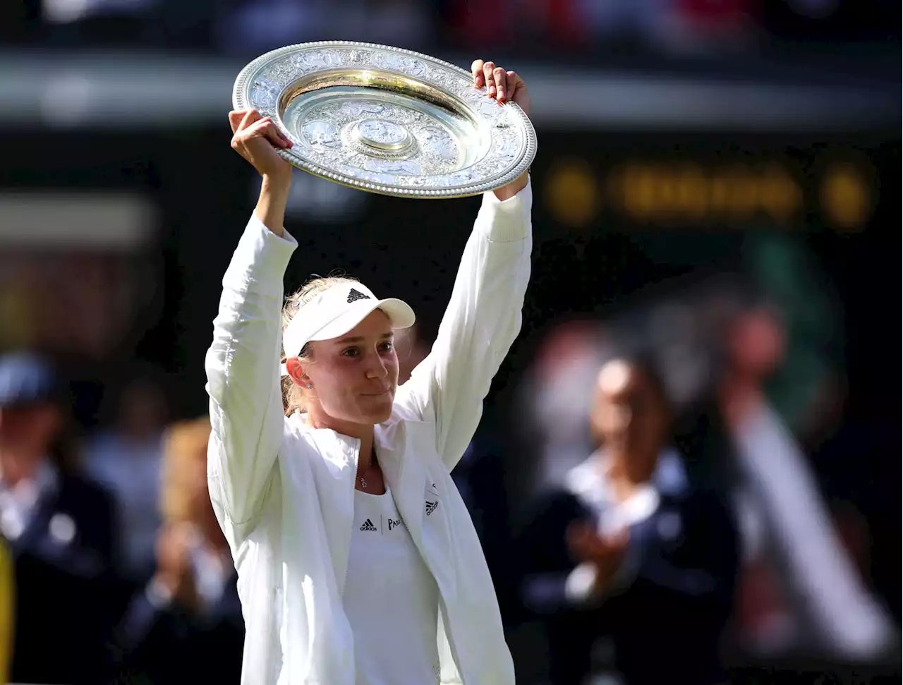 Elena Rybakina of Kazakhstan wins the Wimbledon women’s final