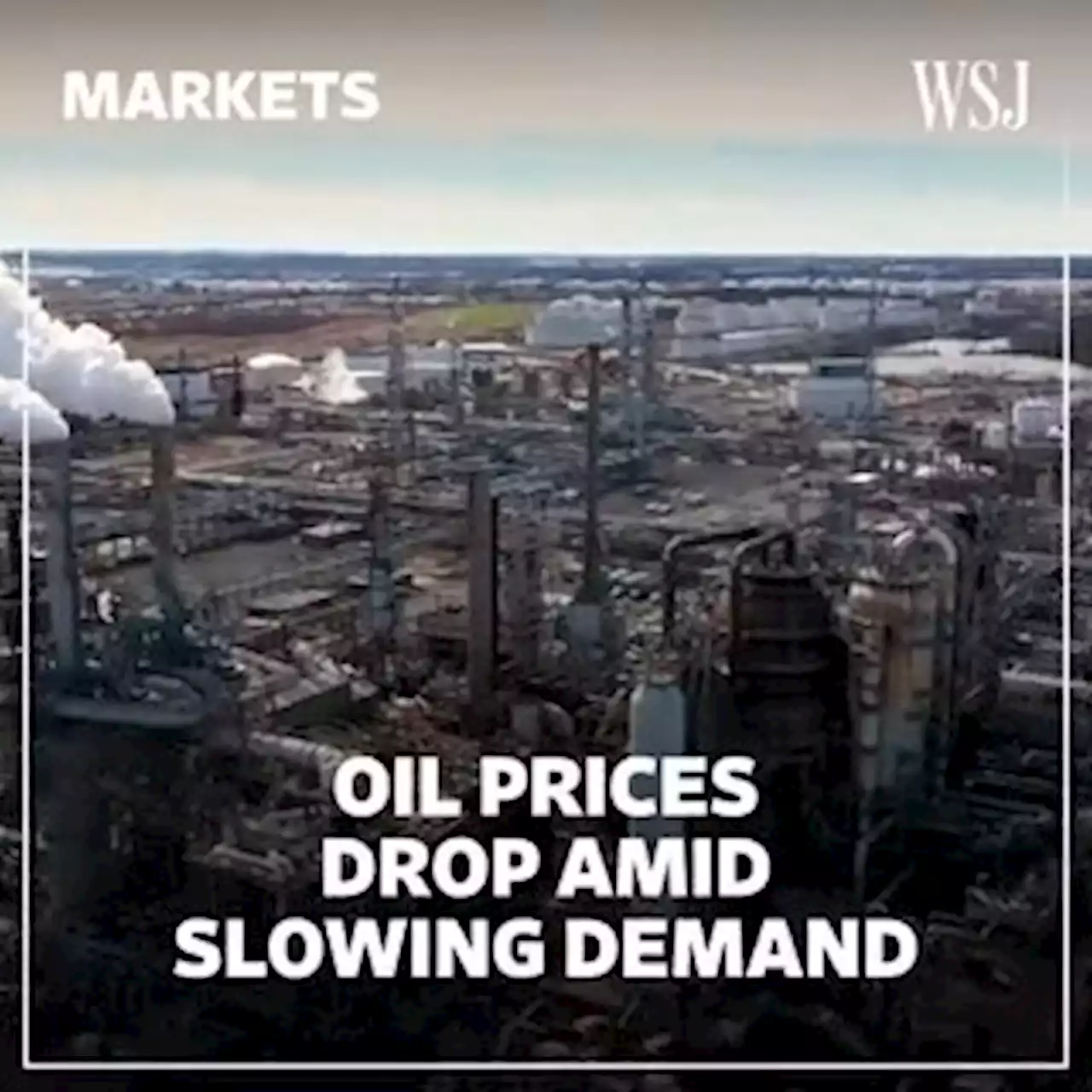 Oil Prices Pulled Lower by Dimming Demand