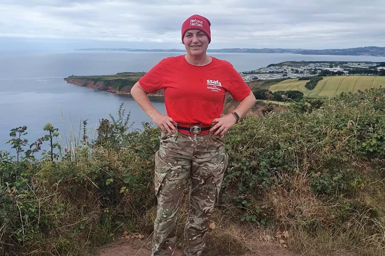 Army veteran takes on challenge involving bungee jump, Baywatch, and Vicar of Dibley to mark final days in the forces