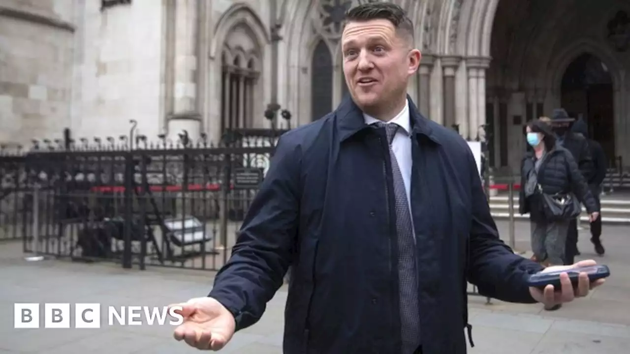 Tommy Robinson fined after failing to turn up at High Court finances hearing