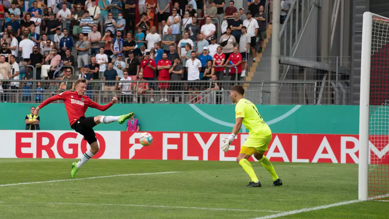 Hannover 96: Schott schießt Hannover weiter: Beier wieder Pokal-Maxi