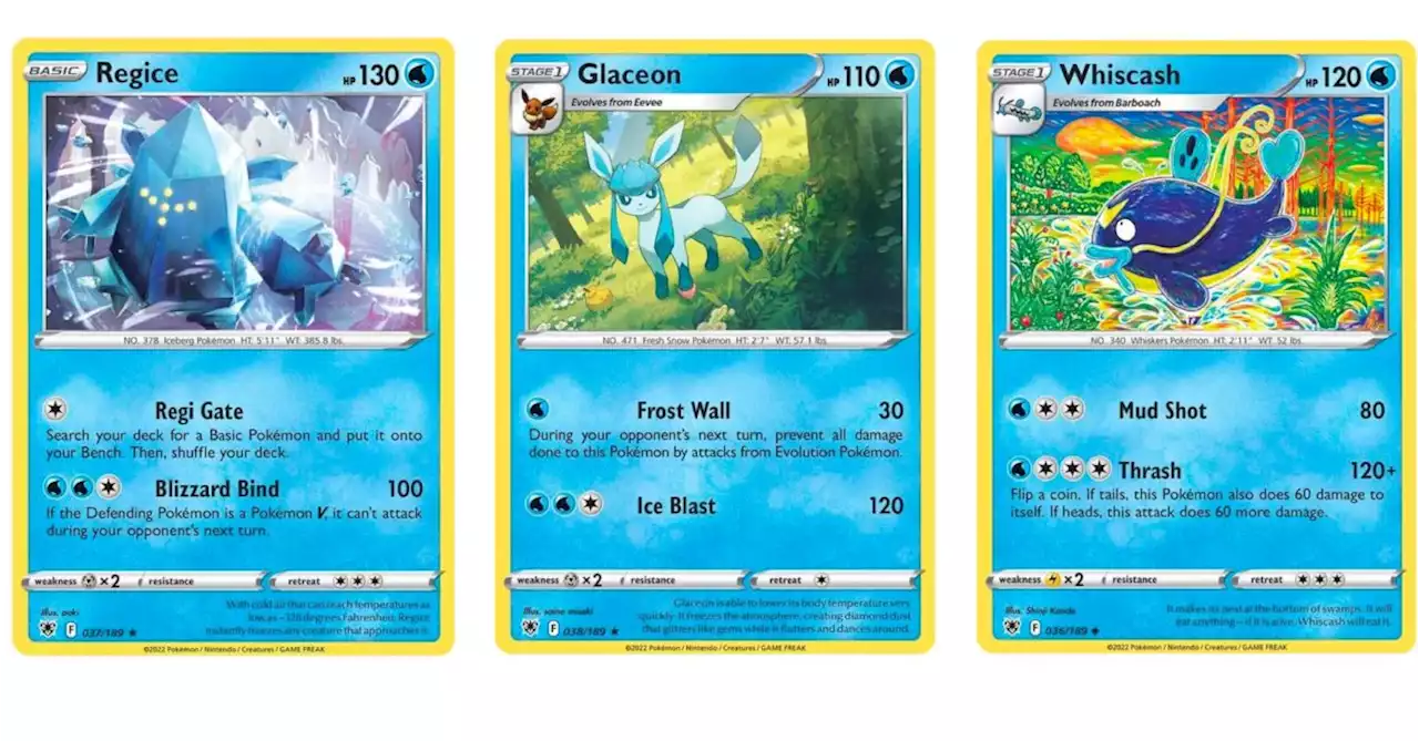 The Cards Of Pokémon TCG: Astral Radiance Part 7: Glaceon & More