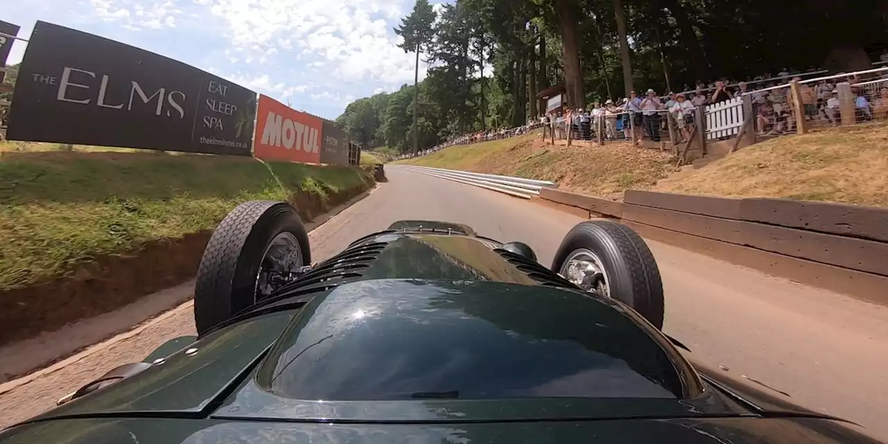 Listen to the BRM V-16 Screaming up a Hill-Climb Course