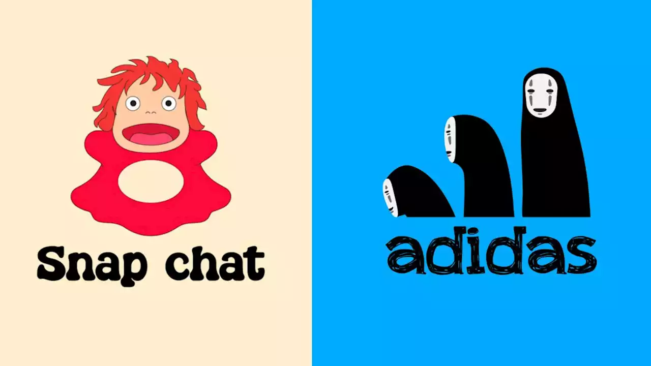 Famous logos reimagined as Studio Ghibli characters are an absolute delight