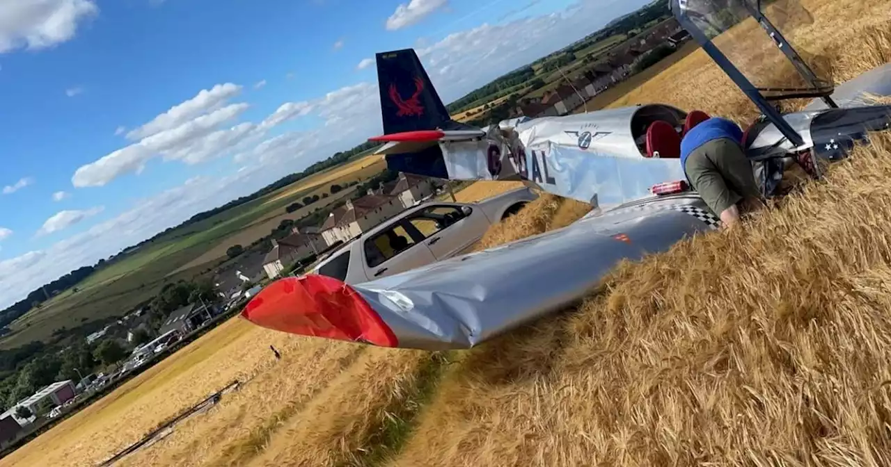 Plane makes crash landing in Scots field as crews race to scene