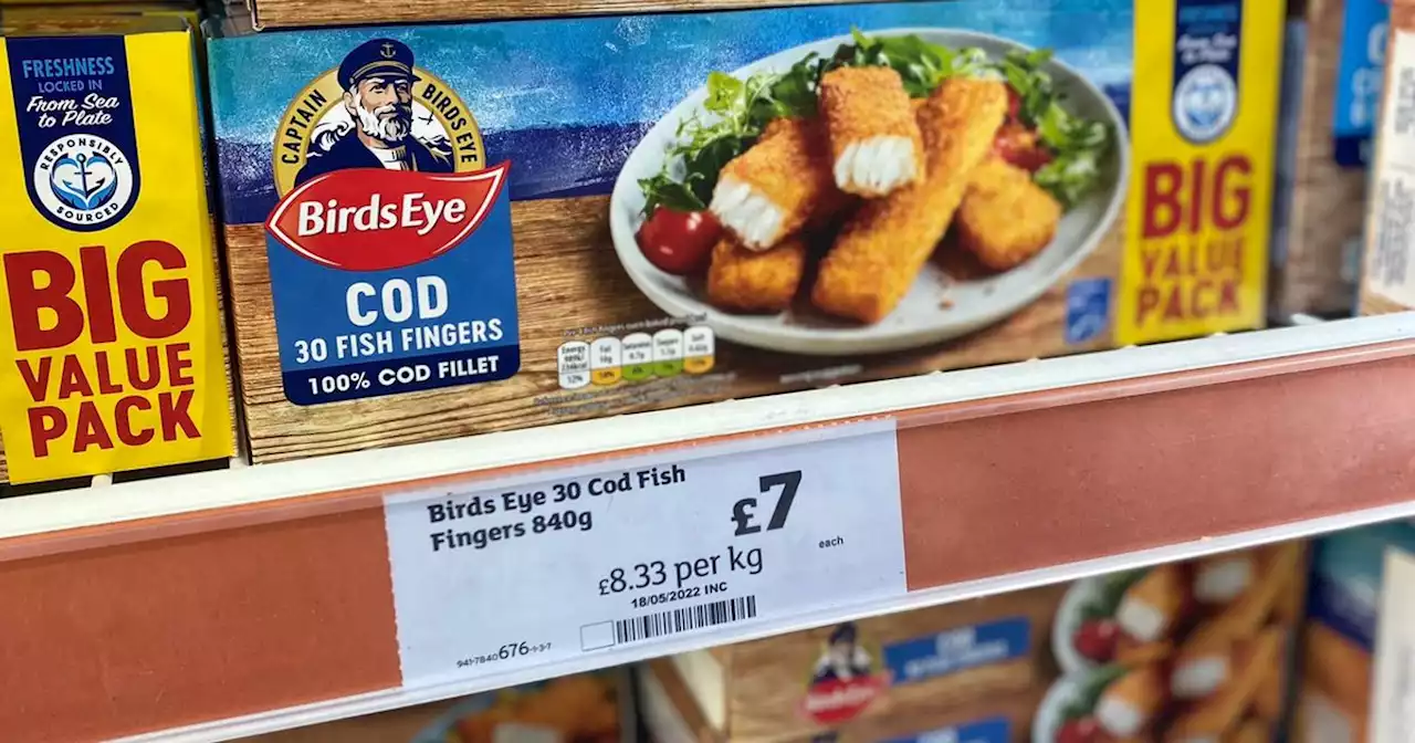 Sainsbury's customer 'falls to their knees' over price of frozen fish fingers