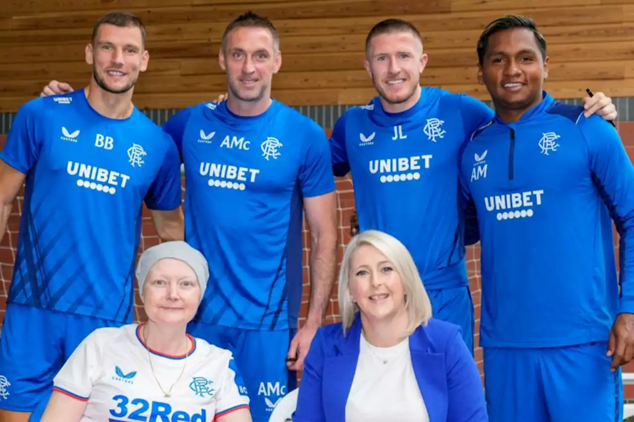 'Just unreal': Rangers fans with serious illnesses meet their football heroes