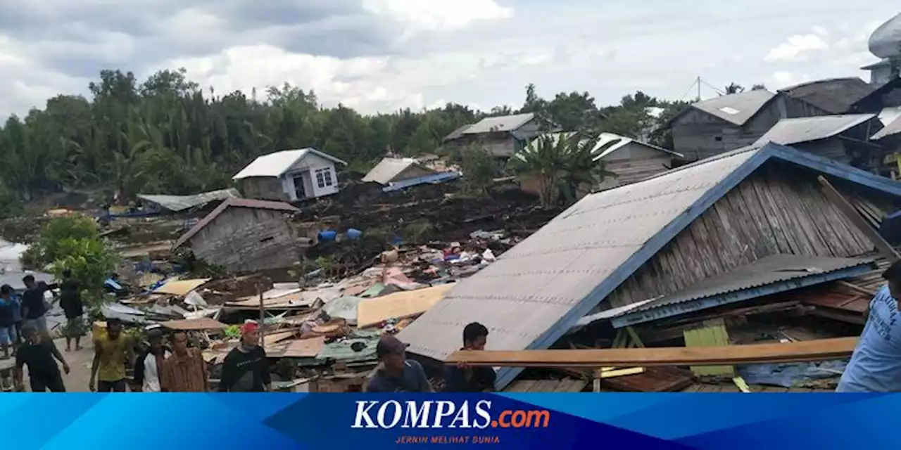 Belasan Rumah Rusak akibat Longsor di Inhil Riau, 113 Orang Mengungsi