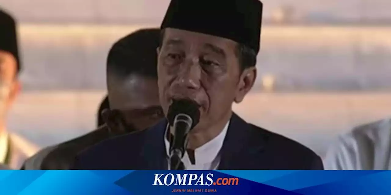 Canda Jokowi Enaknya Punya Wapres Kiai Saat Acara Zikir dan Doa Kebangsaan