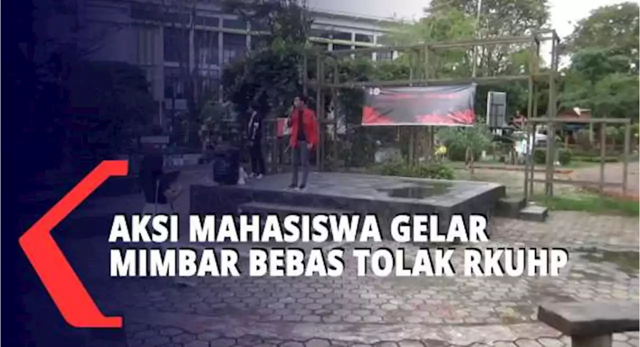 Mahasiswa Gelar Aksi Tolak RKUHP