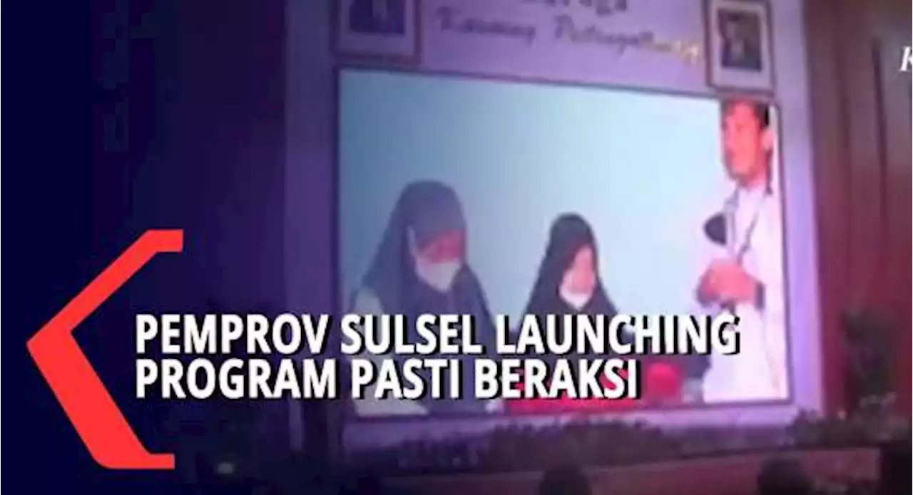 Pemprov Sulsel Launching Program Pasti Beraksi