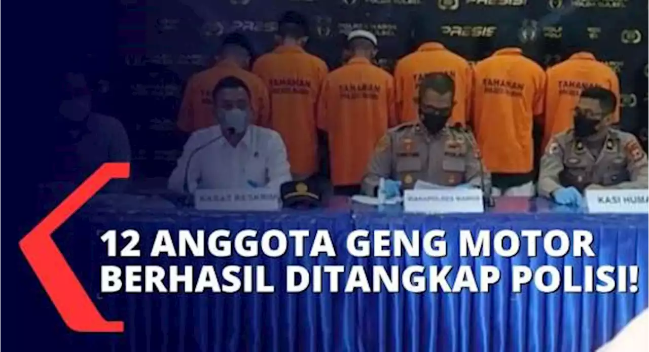 Polisi Berhasil Tangkap 12 Anggota Geng Motor yang Serang Warga dengan Busur Panah di Maros!