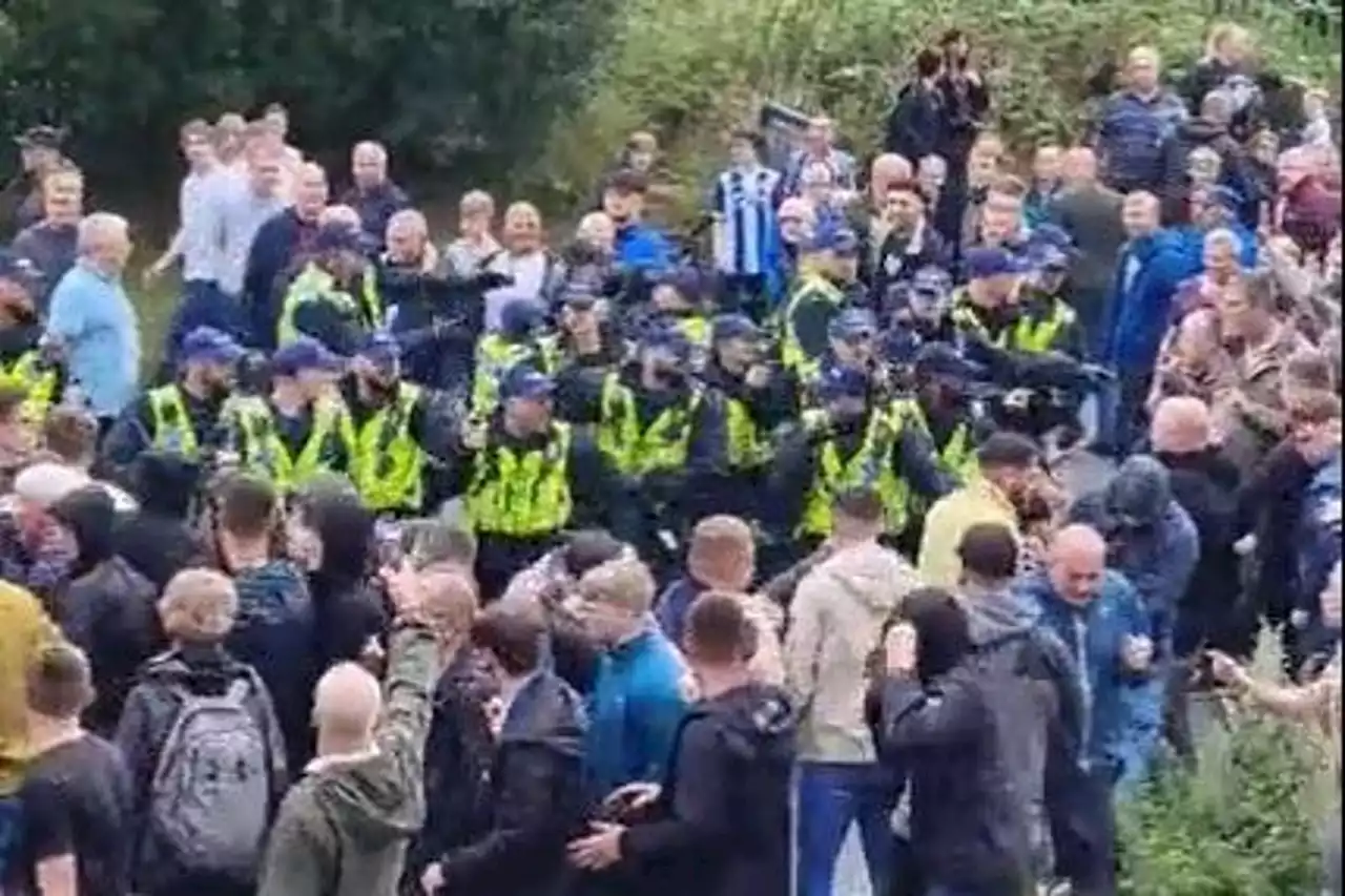 'Pepper spray' claims as police broke up disorder between Wigan Athletic and Preston North End fans