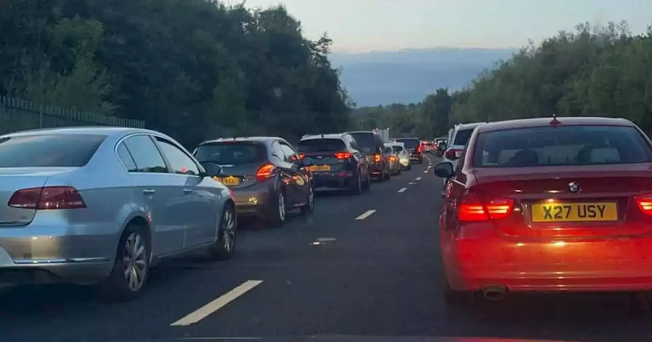 M65 closed for hours after driver flees car on foot during police chase