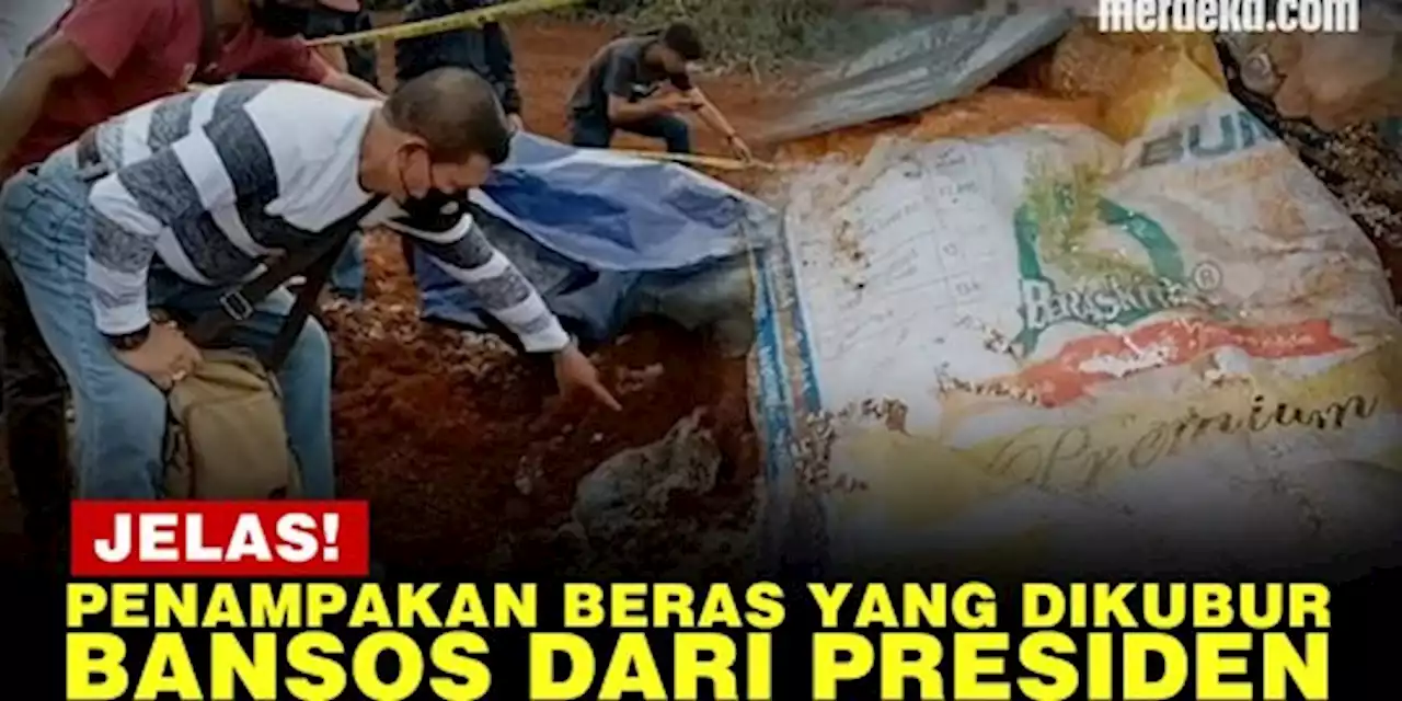 VIDEO: Alasan JNE Kubur Beras Bansos Presiden di Depok, Klaim Tak Ada Pelanggaran | merdeka.com